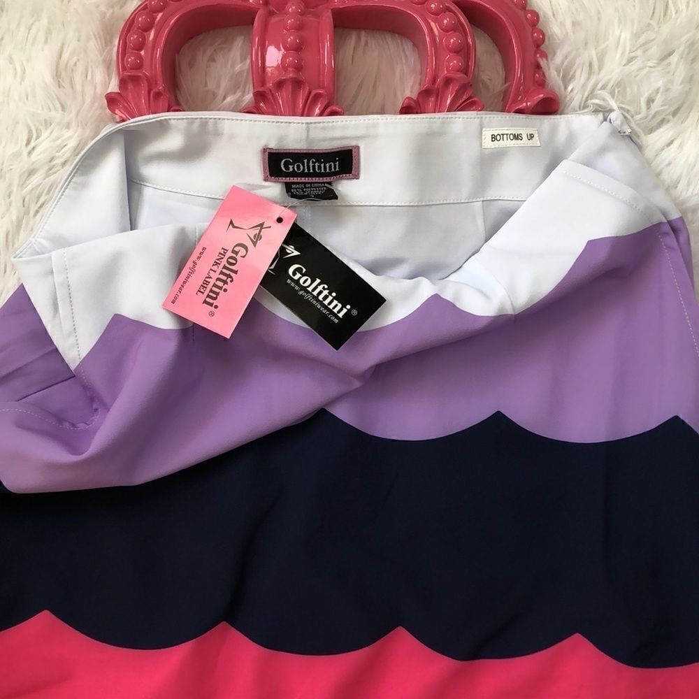 Golftini Scallop Performance Skort - Picture 5 of 14